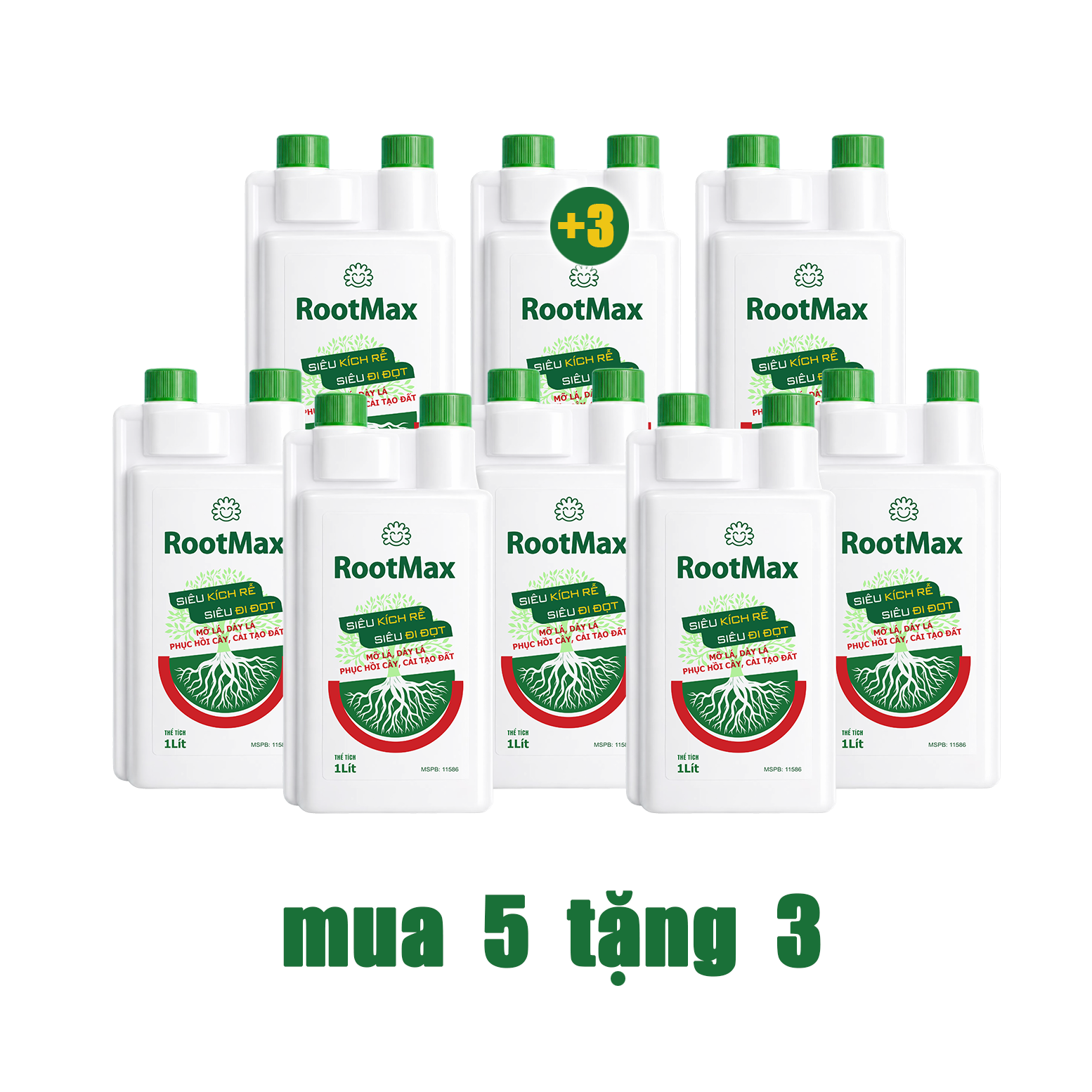 Combo 5 chai Kích Rễ RootMax
