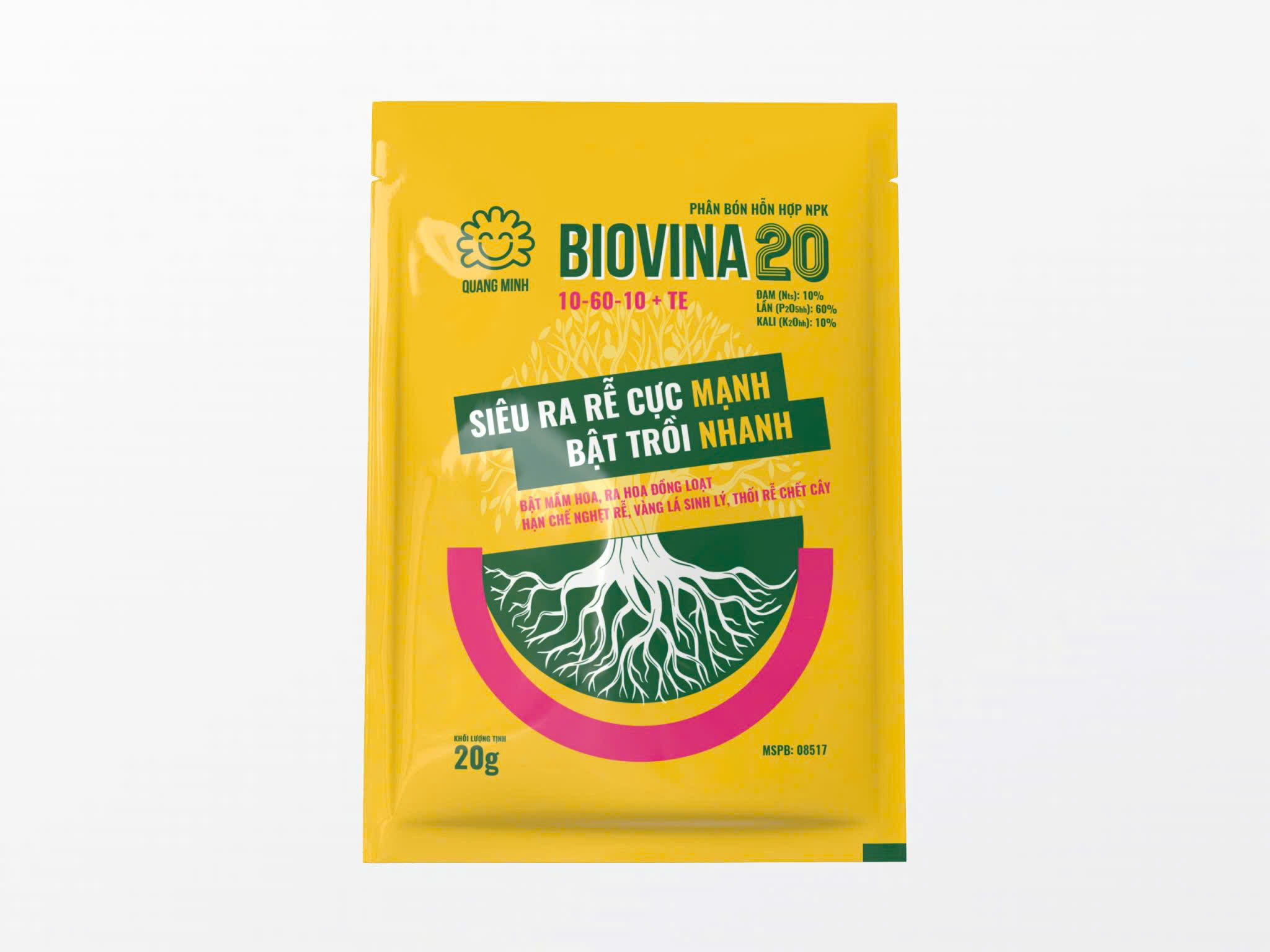 Phân Bón Hỗn Hợp NPK BIOVINA 20