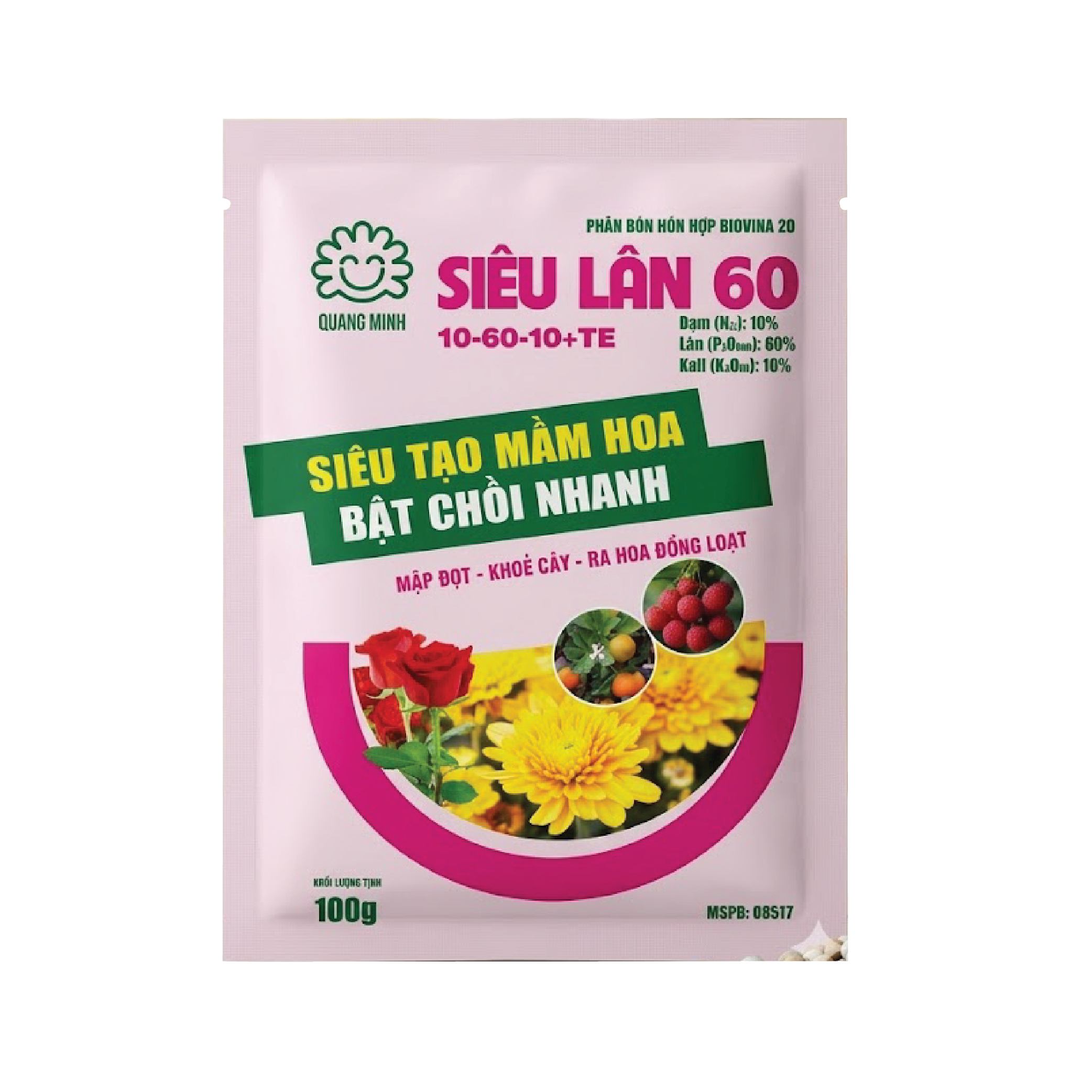 PHÂN BÓN HỖN HỢP BIOVINA SIÊU LÂN 60